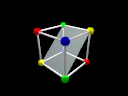 Isométries indirectes (12) du cube
