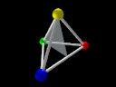 Isométries (12) du tétraèdre